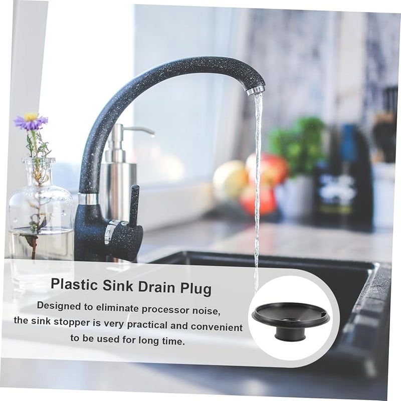 2 Pack Plastic Sink Stopper Drain Plug Easy Install Food Waste Disposer - Image 5